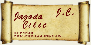 Jagoda Cilić vizit kartica